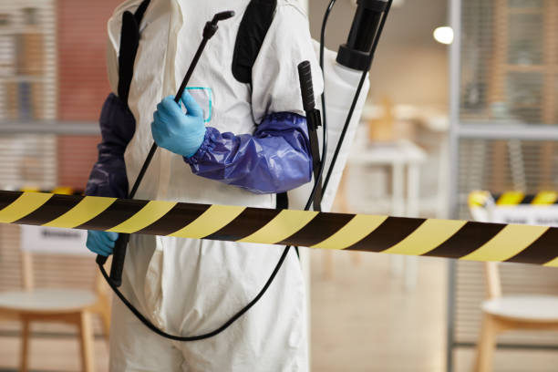 Professional Infectious Disease Decontamination technician working in Red Rock, TX